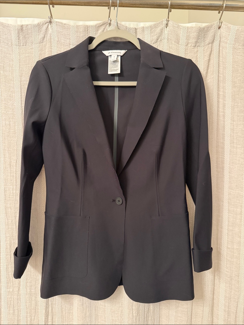 J. Crew Black Single-Button Women's Blazer